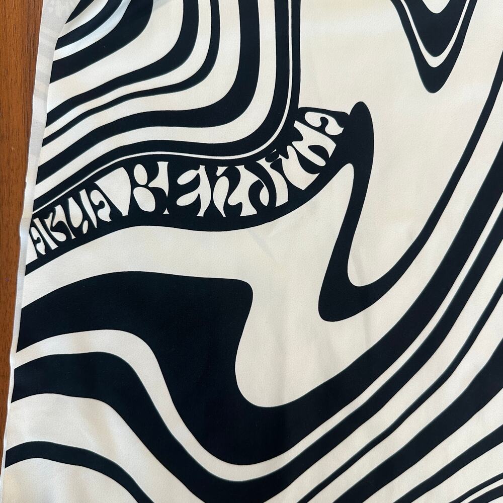 Agua Bendita X Revolve Gwen Maxi Dress Black Swirl, Beach Resort Pool, Large NWT - Picture 14 of 14